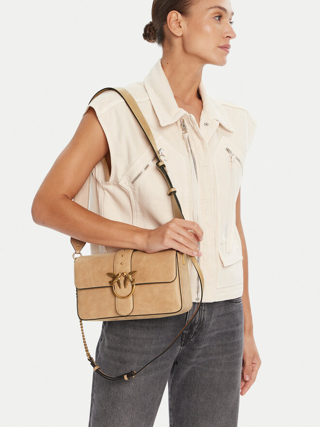 PINKO Сумка PINKO Love One Classic Slouchy Fl PE 25 PLTT 104524 A2C2 Бежевий