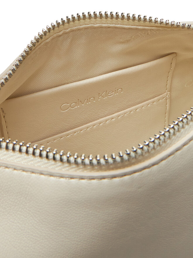 Calvin Klein Bolso Calvin Klein Hardware Handle Mini Bag K60K613027 Écru