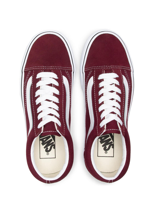 Vans Sneakers aus Stoff Vans Old Skool VN0A38G15U71 Dunkelrot