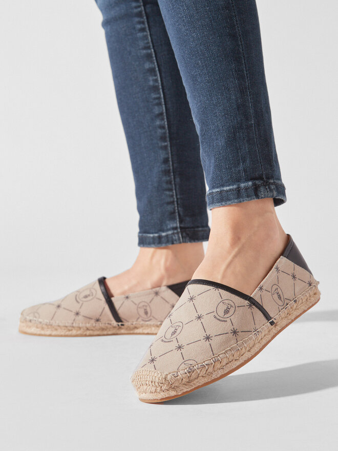 Trussardi Espadryle Trussardi 79A00733 Beżowy