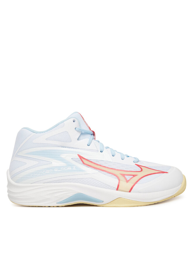 Mizuno Batai uždaroms aikštelėms Mizuno Thunder Blade Z Mid V1GC2375 Balta