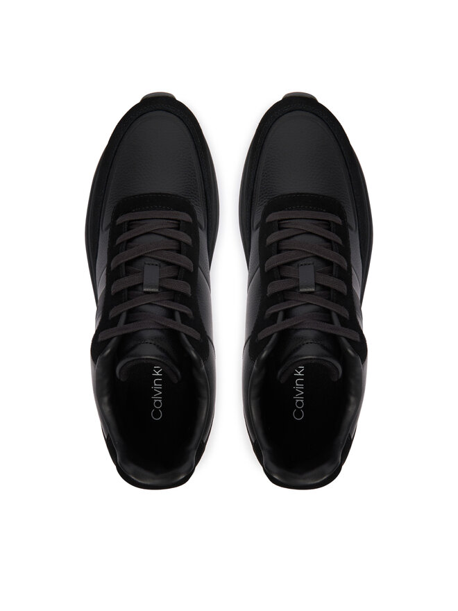 Calvin Klein Sneakers Calvin Klein City Runner Laceup Tape Lth HM0HM02033 Schwarz