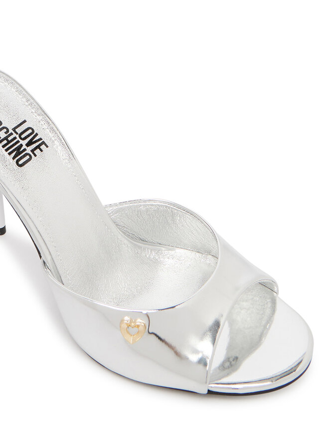 LOVE MOSCHINO Шльопанці LOVE MOSCHINO JA28209G0OJE090B Срібний