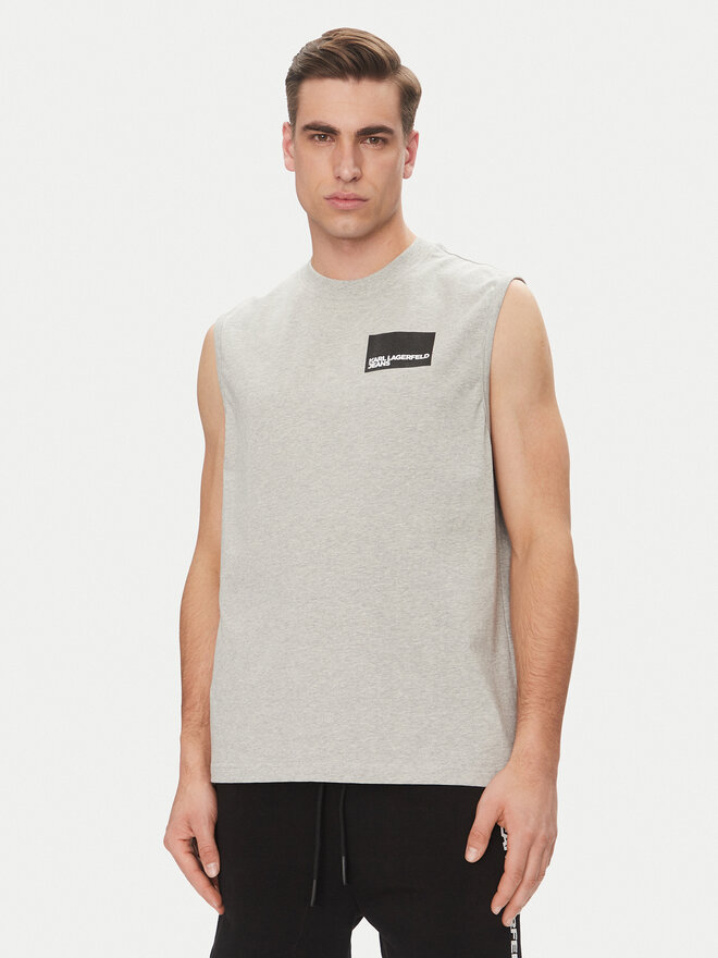 Karl Lagerfeld Jeans Karl Lagerfeld Jeans Tank-Top A2M17053 Grau Relaxed Fit