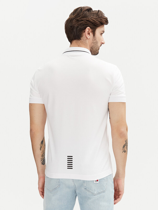 EA7 Emporio Armani EA7 Emporio Armani Poloshirt 8NPF16 PJVUZ 1100 Weiß Slim Fit