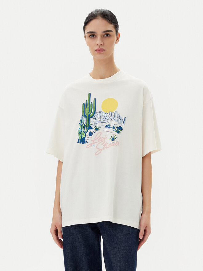 Levi's® Levi's® Marškinėliai Graphic A4924-0082 Balta Relaxed Fit