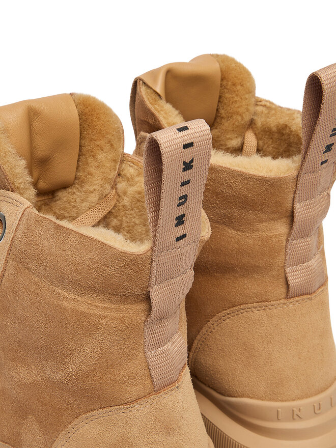 Inuikii Schnürschuhe Inuikii Matilda Shearling 1002.002.0011 Beige