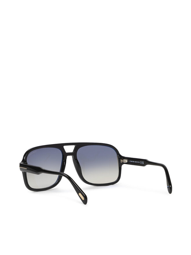 Tom Ford Okulary przeciwsłoneczne Tom Ford Falconer FT0884/S 01B Czarny