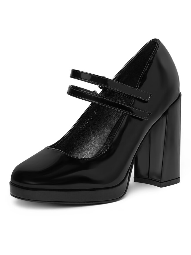 DeeZee Czółenka DeeZee F3767-2 Czarny