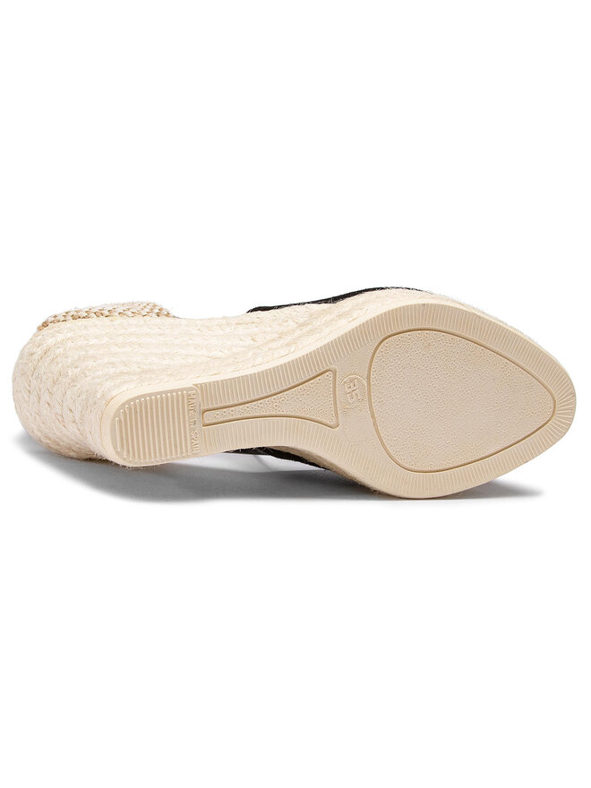 Manebi Espadrilles Manebi Wedge Valenciana K 1.0 WV Schwarz