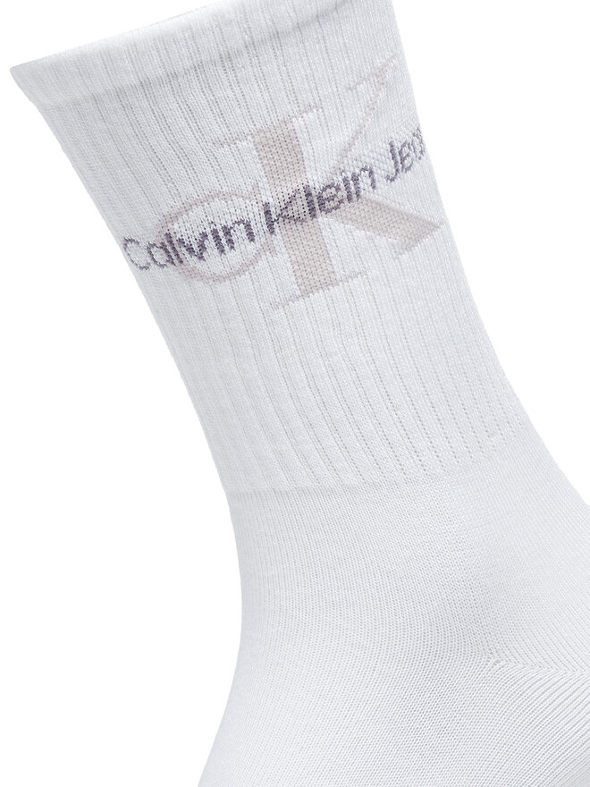 Calvin Klein Sada 4 párů dámských vysokých ponožek Calvin Klein 701229462 Barevná