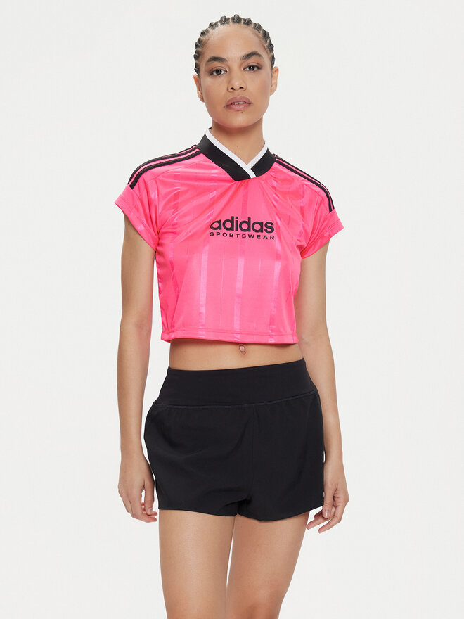 adidas adidas Marškinėliai Tiro Summer IS0727 Rožinė Slim Fit