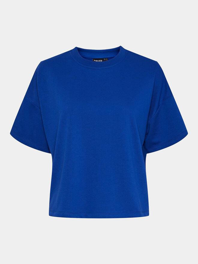 Pieces Pieces T-shirt Chilli Summer 17118870 Plava Loose Fit