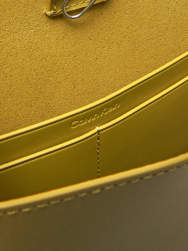 Calvin Klein Дамска чанта Calvin Klein Line Ns Crossbody Lth Bag LV04F3005G Зелен