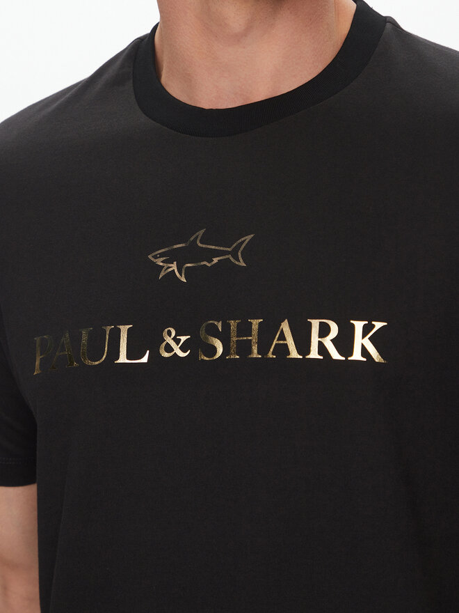 Paul&Shark Paul&Shark T-Shirt C0P1239 Μαύρο Regular Fit