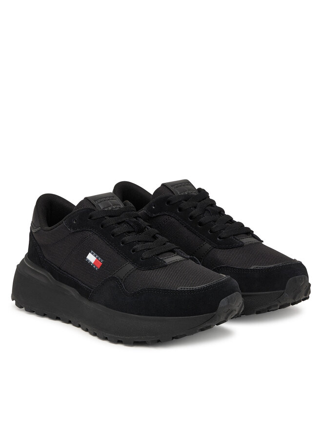 Tommy Jeans Sneakers Tommy Jeans Modern Runner Mix EN0EN03100 Schwarz