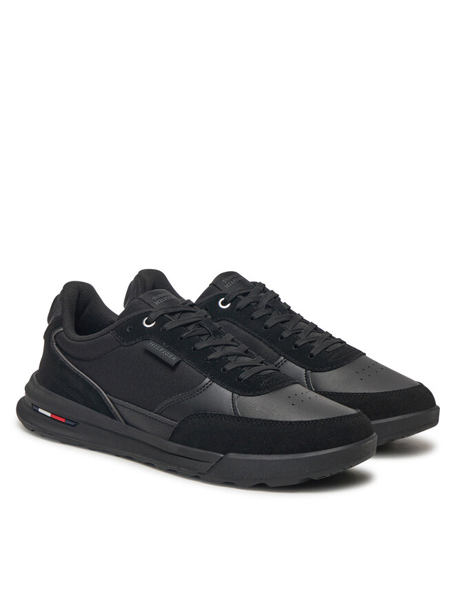 Tommy Hilfiger Αθλητικά Tommy Hilfiger Retro Runner Mix Rwb FM0FM05371 Μαύρο