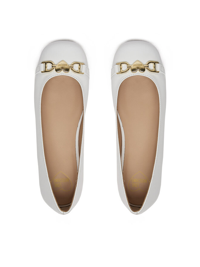 LOVE MOSCHINO Bailarinas LOVE MOSCHINO JA11011G1MII0100 Blanco