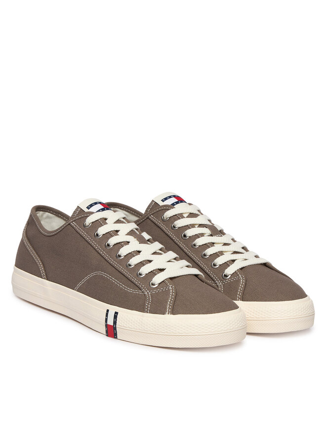 Tommy Jeans Sneakers aus Stoff Tommy Jeans Archive Vulc Y2K EM0EM01674 Braun