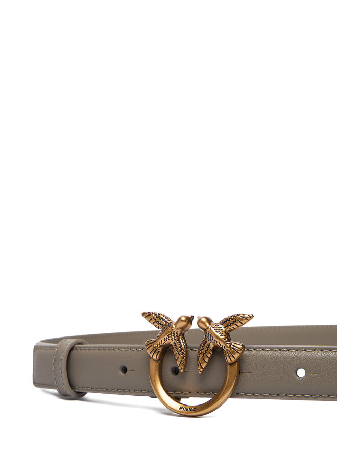 PINKO Gürtel PINKO Love Berry H2 Belt AI 25-26 PLT01 100143 A0F1 Grau