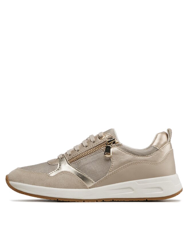 Geox Sneakersy Geox D Bulmya A D35NQA 0NF14 C2235 Złoty