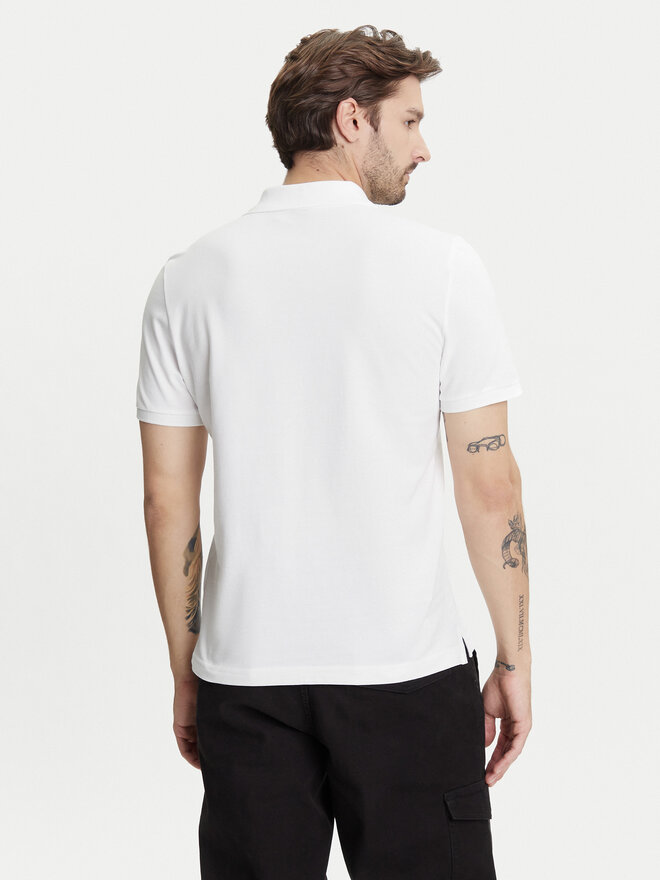 Moose Knuckles Moose Knuckles Poloshirt Everett M34MT712G Weiß Regular Fit