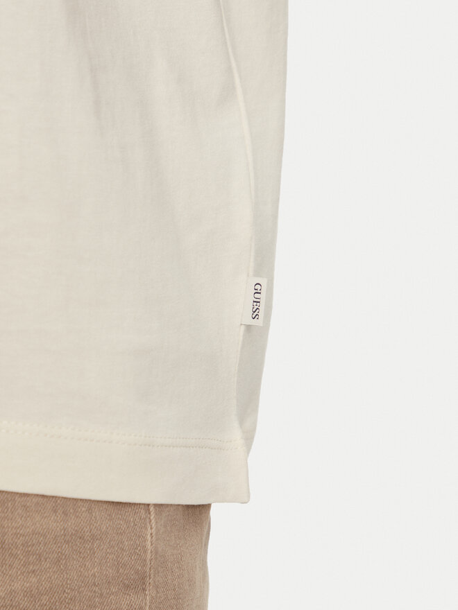Guess Guess Marškinėliai M4BI78 K8FQ4 Écru Oversize