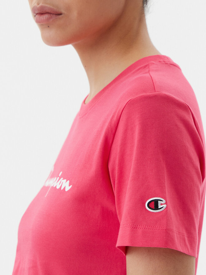 Champion Champion Marškinėliai 118090 Koralų Slim Fit