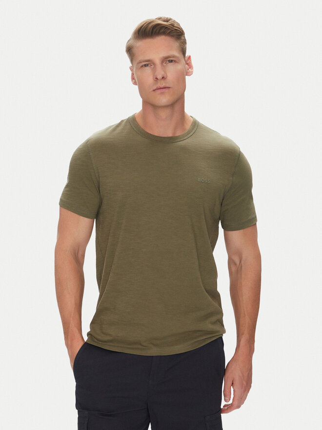 BOSS BOSS Camiseta Tegood 50508243 Caqui Regular Fit