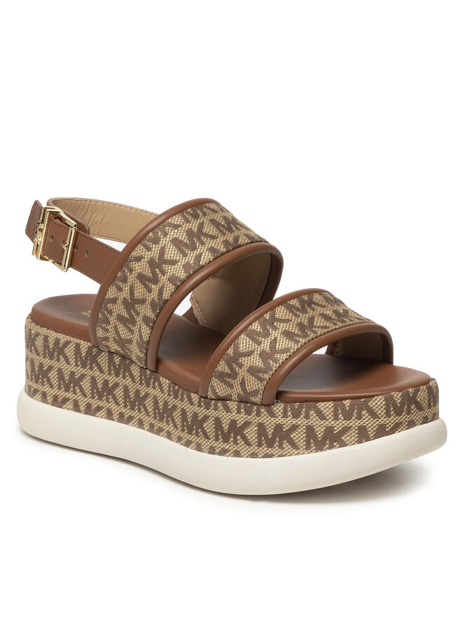 MICHAEL Michael Kors Sandalen MICHAEL Michael Kors Presley Platform Sandal 40S2PRFA1Y Braun