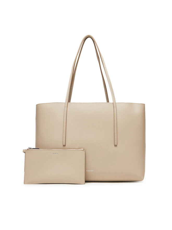 Calvin Klein Bolso Calvin Klein Foil Logo Tote W/Pouch LV04F3274G Beis