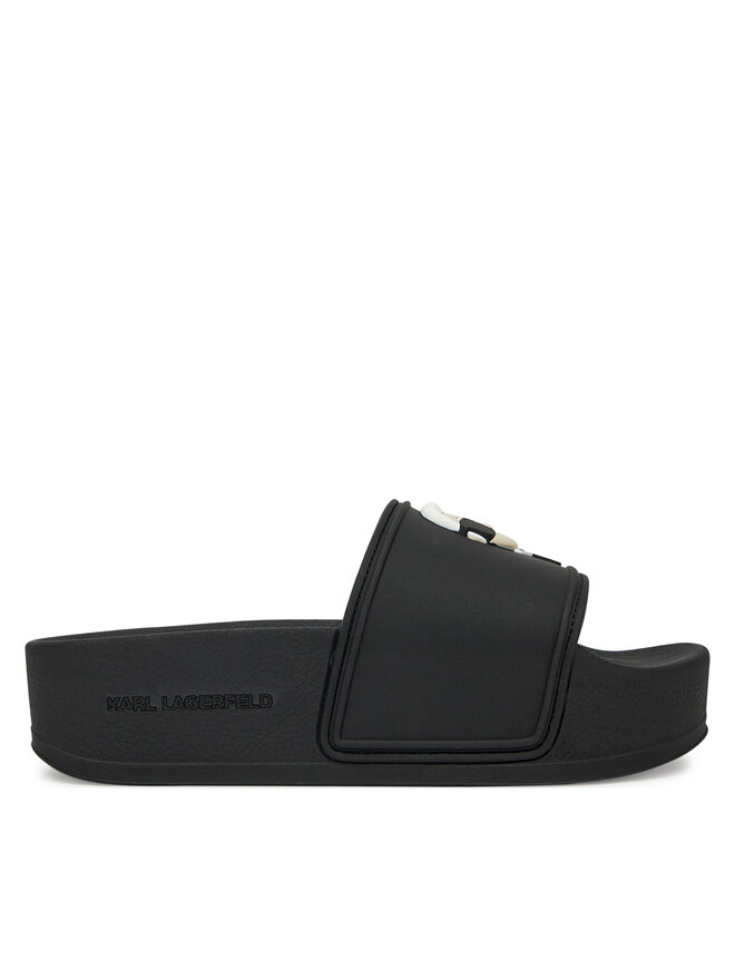 KARL LAGERFELD Şlapi KARL LAGERFELD Kondo Maxi KL80805A Negru