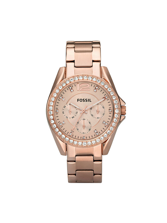Fossil Zegarek Fossil Riley ES2811 Różowy