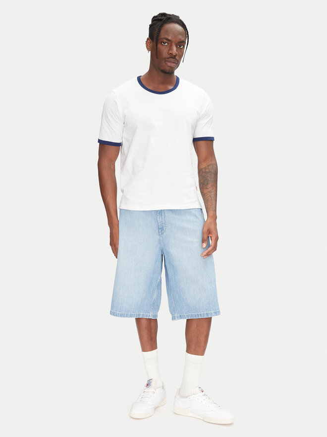 Jack&Jones Jack&Jones Marškinėliai Ringer 12277262 Balta Regular Fit