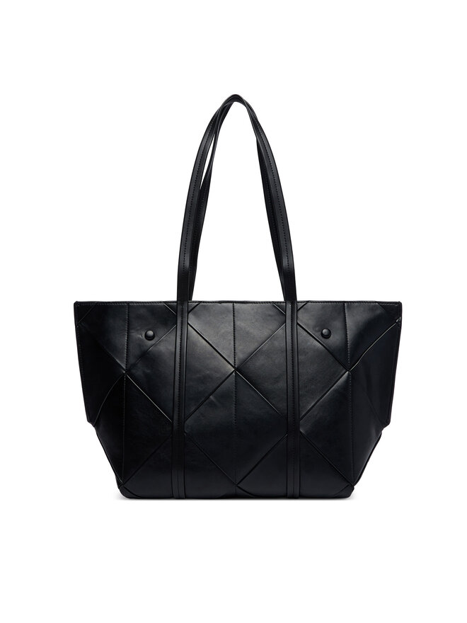 Calvin Klein Handtasche Calvin Klein Woven Medium Carryall LV04F3548G Schwarz