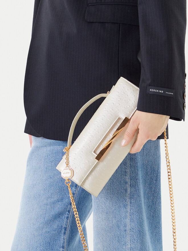 Aldo Handtasche Aldo Novie 14009597 Écru