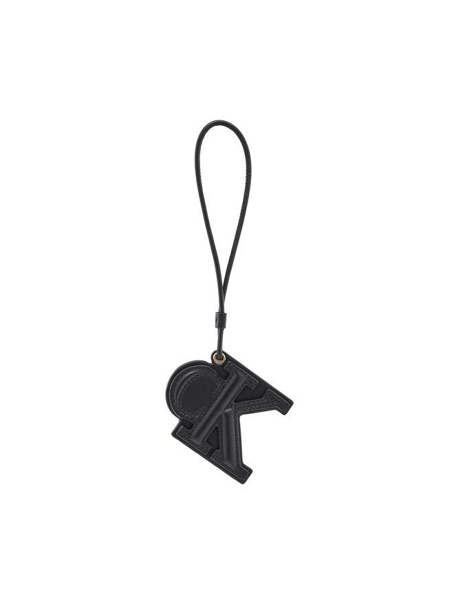 Calvin Klein Schlüsselanhänger Calvin Klein Deboss Monogram Patch Bag Charm LV04F1191G Schwarz