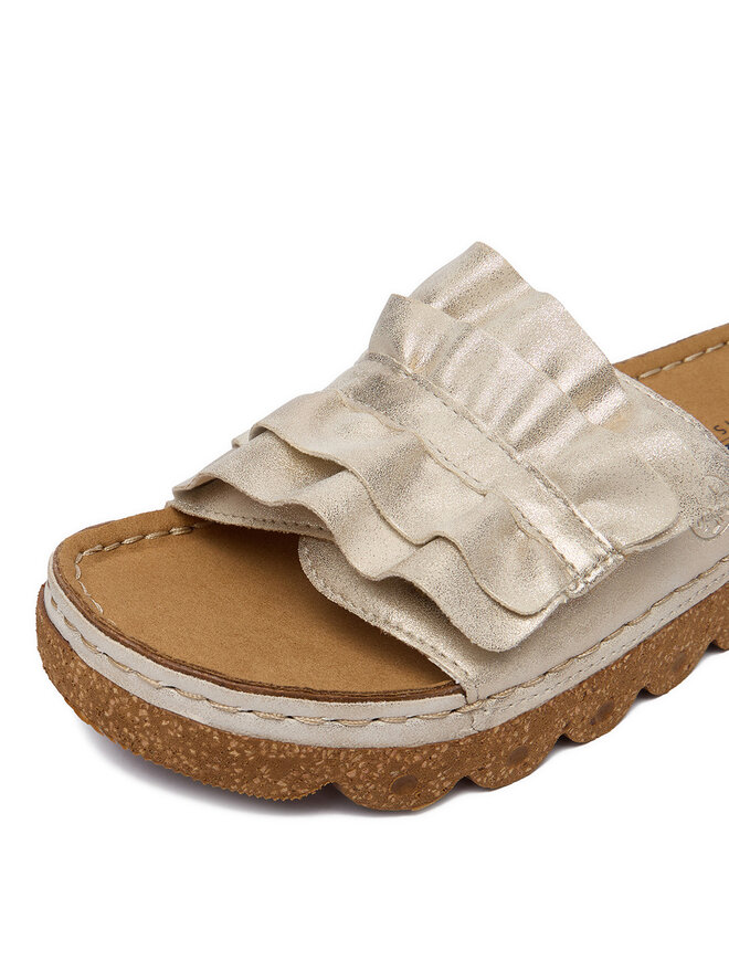 Rieker Pantoletten Rieker CEO-V8763-60 Goldfarben