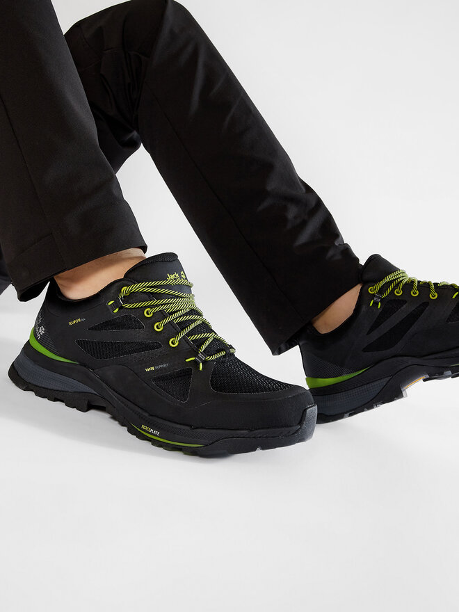 Jack Wolfskin Трекінгові черевики Jack Wolfskin Force Striker Texapore Low M 4038841 Чорний