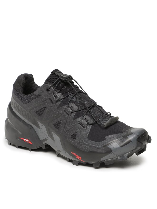 Salomon Buty do biegania Salomon Speedcross 6 L41737900 Czarny