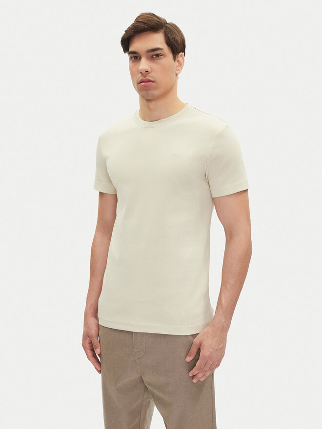 Mustang Mustang Marškinėliai Allen 1016486 Smėlio Slim Fit