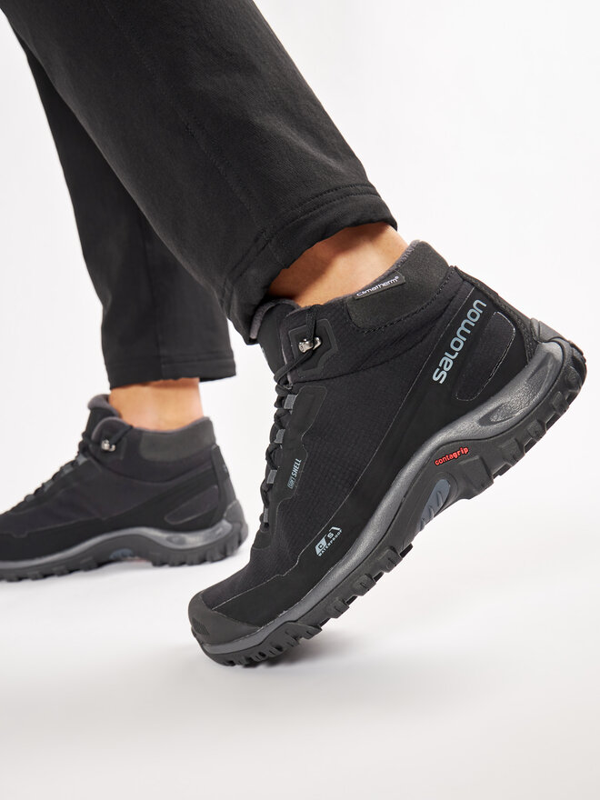 Salomon Trekkingschuhe Salomon Shelter Cs Wp 411104 27 V0 Schwarz