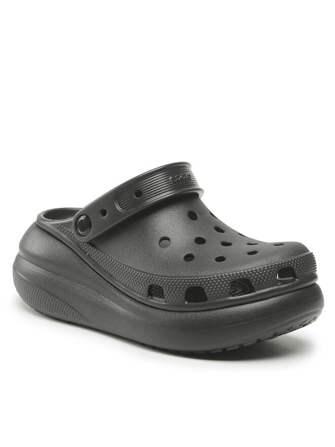 Crocs Παντόφλες Crocs Classic Crush Clog 207521 Μαύρο