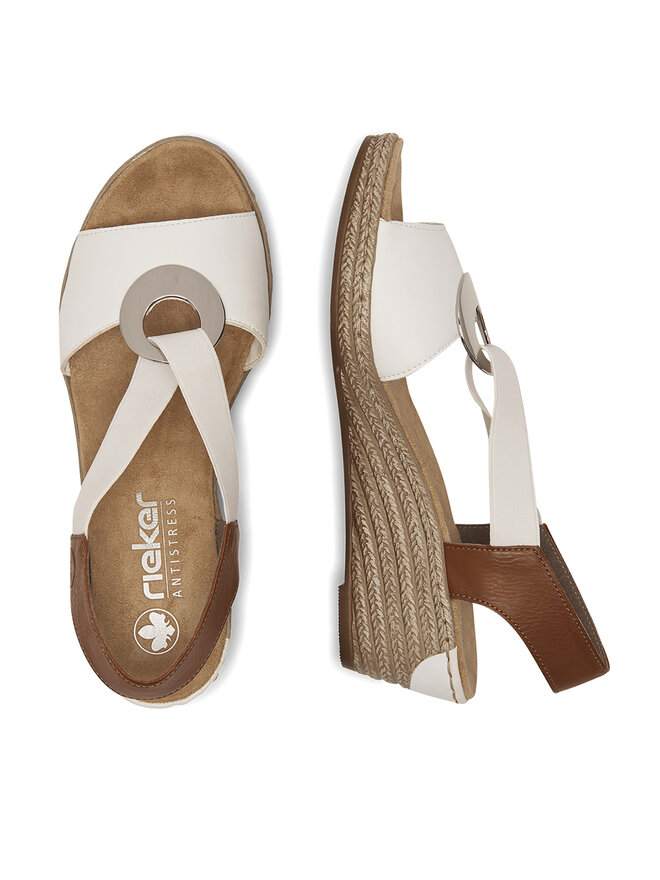 Rieker Sandalen Rieker 624H6-81 Weiß