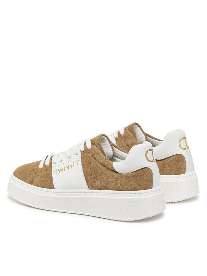 TWINSET Sneakersy TWINSET 251GCJ01C Brązowy