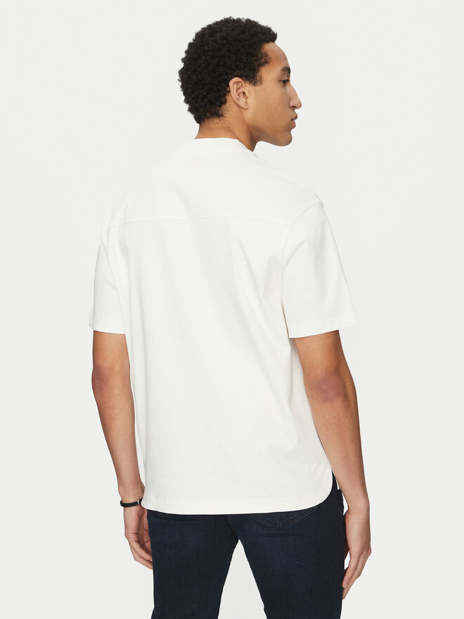 HUGO HUGO Camiseta Debostac 50535499 Écru Relaxed Fit
