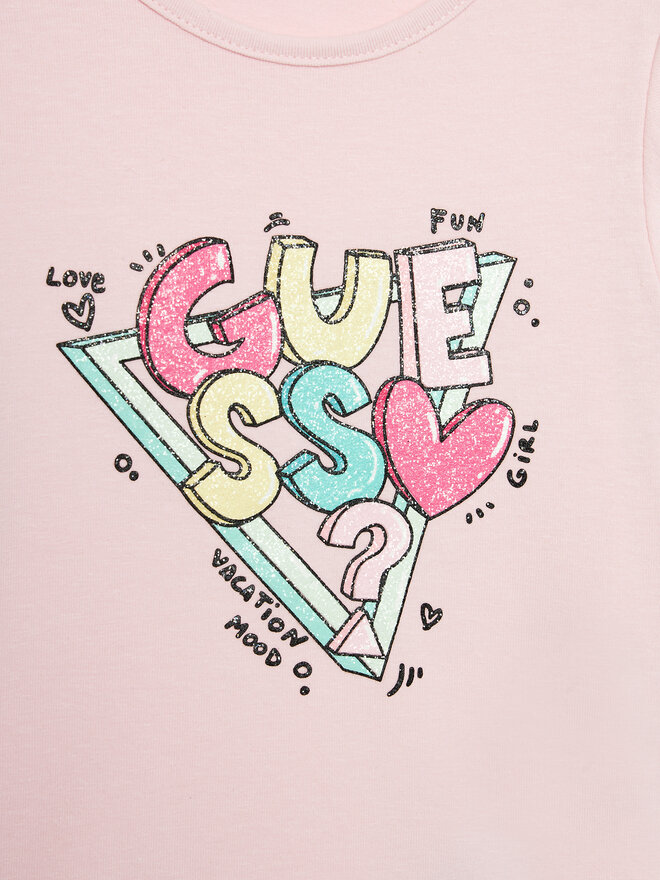 Guess Guess Camiseta A4GI02 K6YW4 Rosa Regular Fit