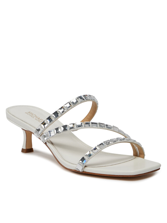 MICHAEL Michael Kors Klapki MICHAEL Michael Kors Celia Kitten Slide 40R4CIMS1S Srebrny