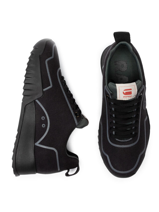 Sneakers G Star Raw Rackam Rovic Debossed D14292 9124 900 Schwarz eschuhe