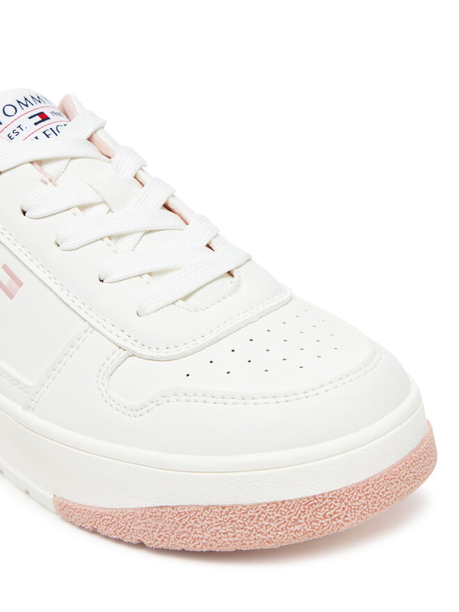Tommy Hilfiger Сникърси Tommy Hilfiger Low Cut Lace-Up Sneaker T3A9-33740-1355 S Бял